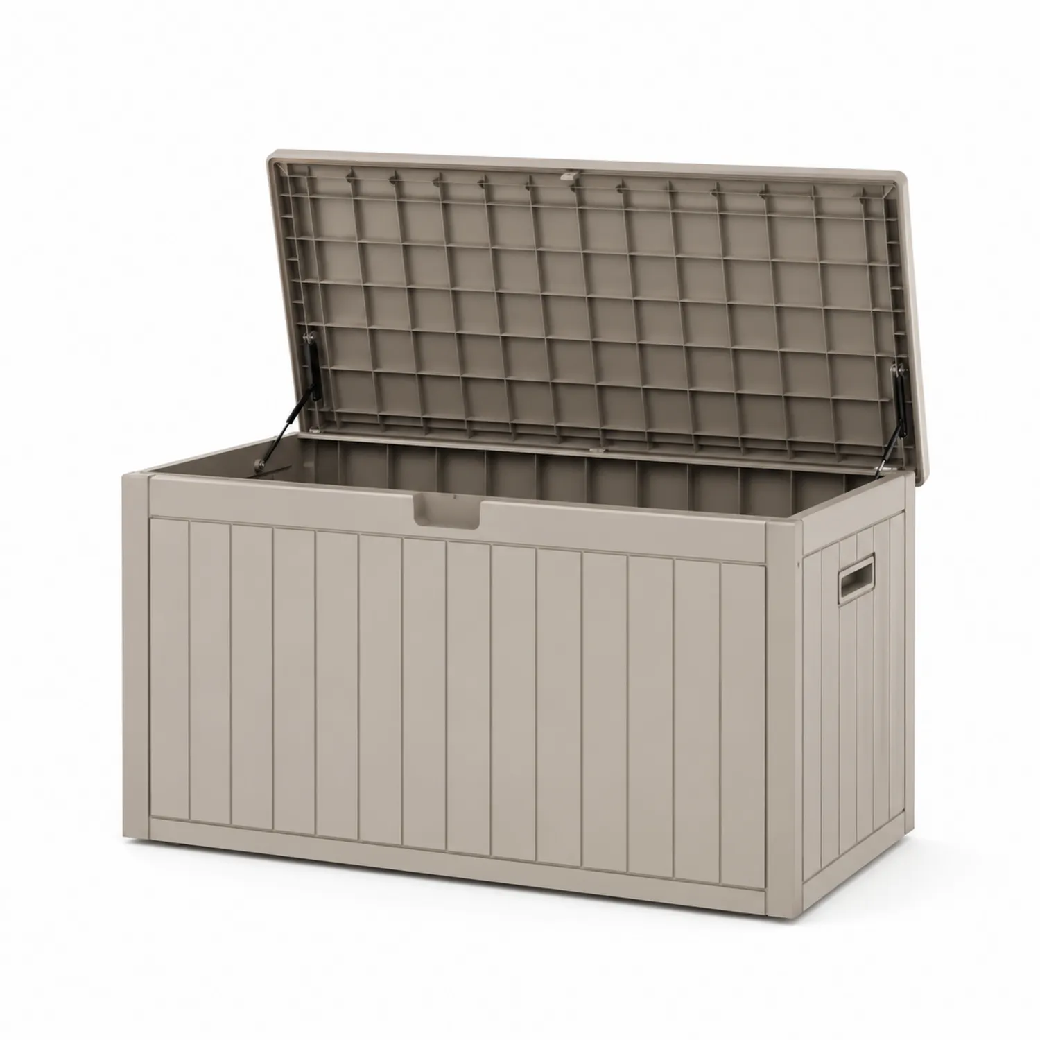Kunststoff Aufbewahrungsbox Polypropylen Beige 120x45x60 cm
