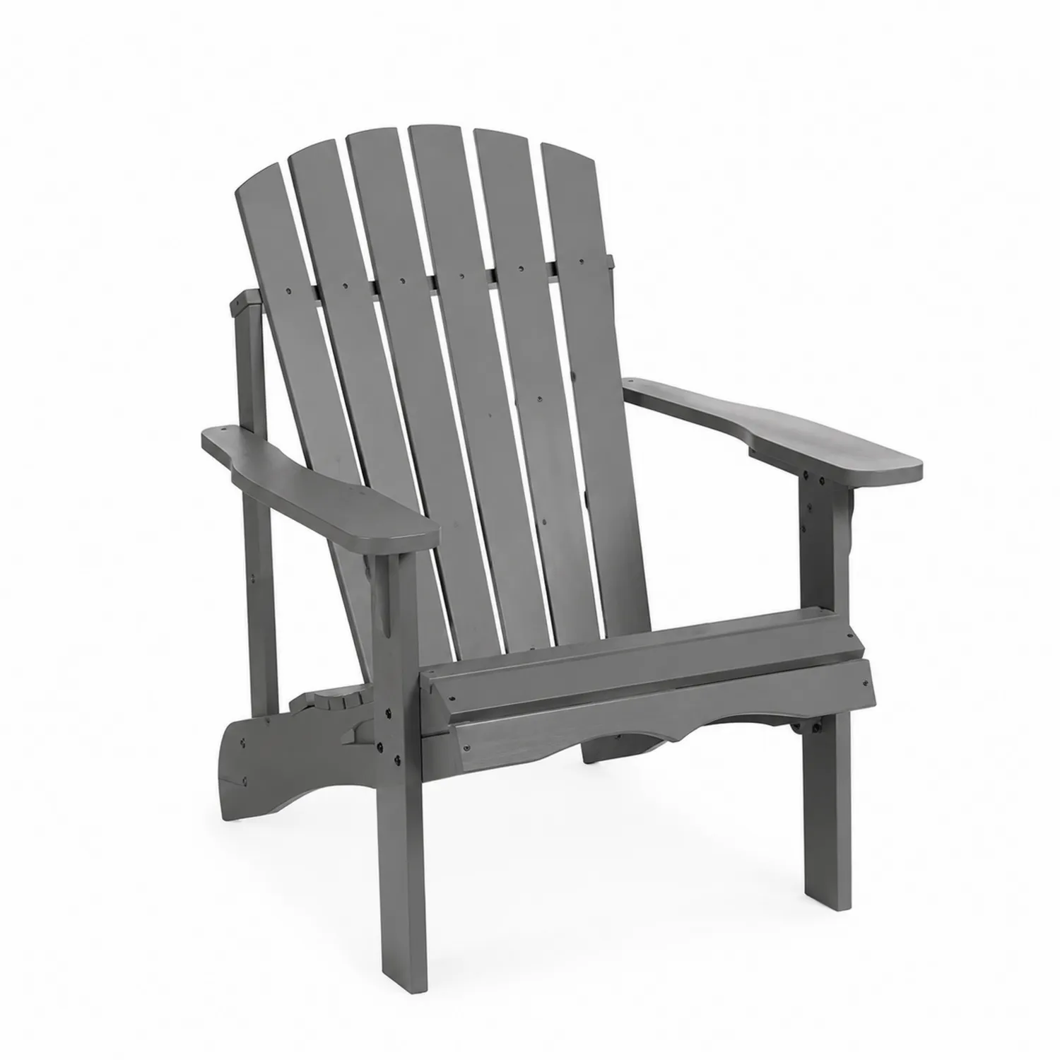 Sedia Adirondack in legno grigio
