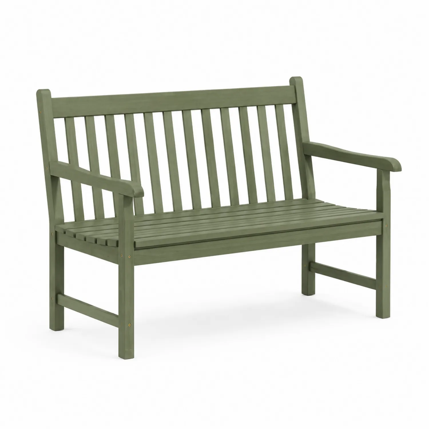 Panca da giardino in legno di acacia verde 150 cm