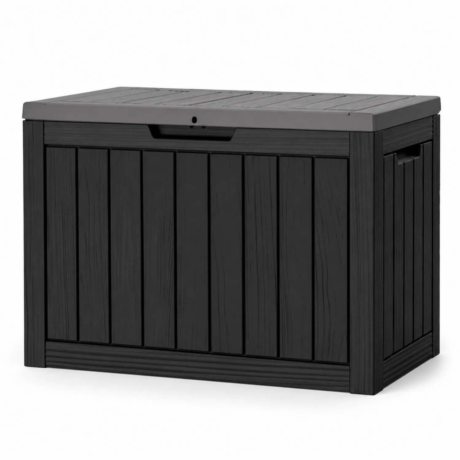 Garten-Aufbewahrungsbox Schwarz 78 cm Polypropylen