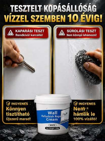【10 év penész- és repedésállóság】Nano helyreállító faljavító paszta
