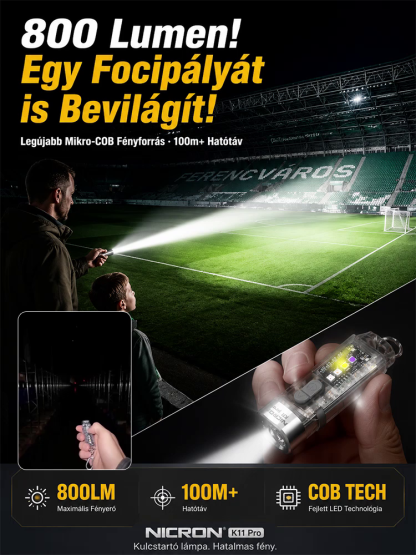 Felejtse el a gyenge telefonos vakut! 10 funkció 1 mini lámpában. 🏕️💡