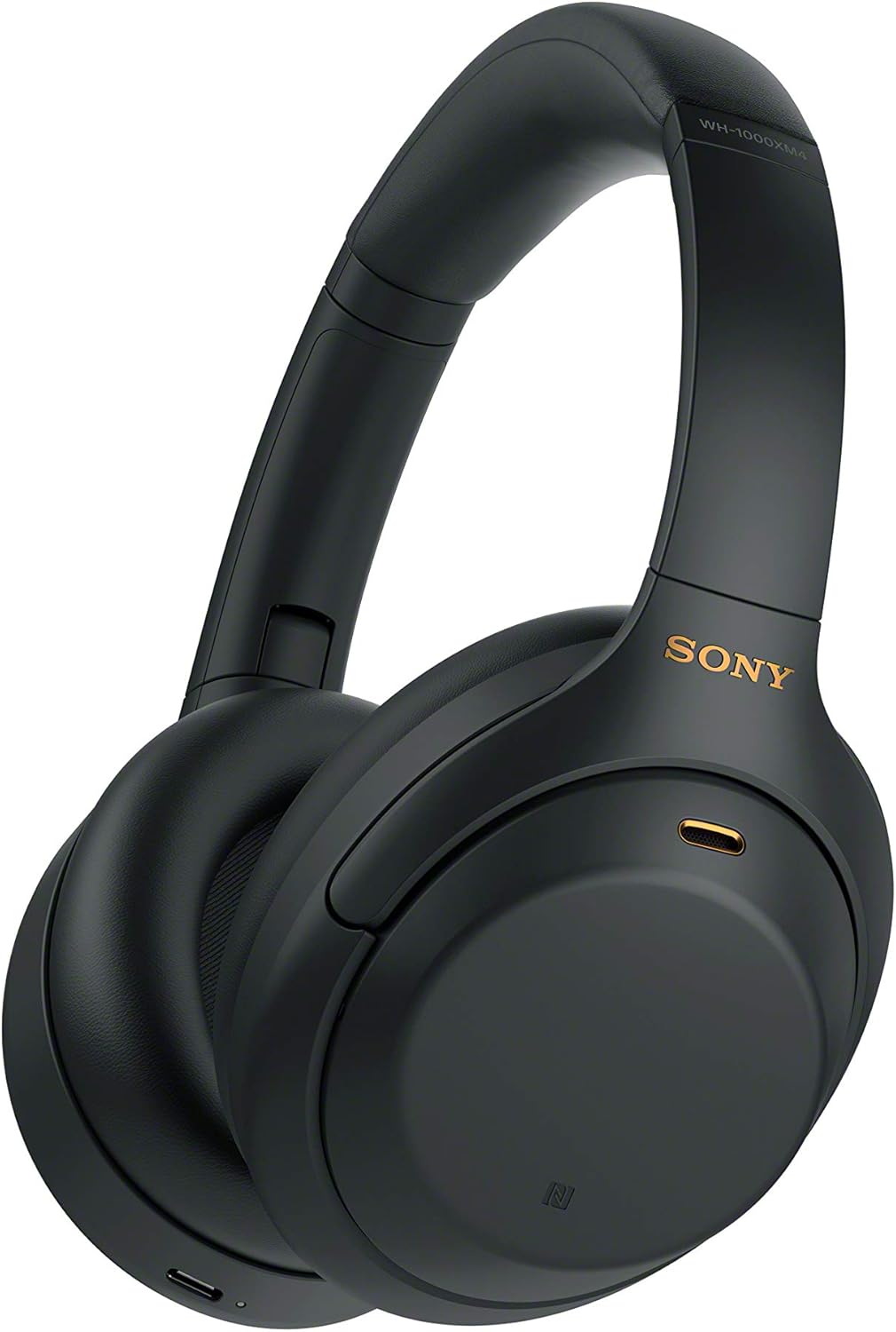 Sony WH 1000XM4 Bluetooth Kopfhörer - Aktive Geräuschunterdrückung Touch Sensor und Mikrofon - 30 Stunden Akku mit Schnellladen - Schwarz mit Alexa App Steuerung-Nestmyio