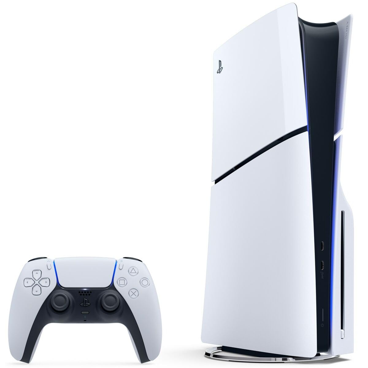 PlayStation 5 Slim Standard Konsole - Kompaktes Sony Gaming System - Mehrsprachige Benutzeroberfläche für kompatible PS5 Spiele - Veröffentlichung 24 November 2023-Nestmyio