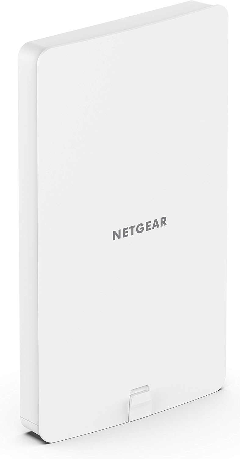 NETGEAR WAX610Y Outdoor Access Point - Dualband Wi Fi 6 AX1800 mit PoE Stromversorgung - Wetterfestes IP55 Gehäuse für Außenbereiche - Lokale und Insight Fernverwaltung-Nestmyio