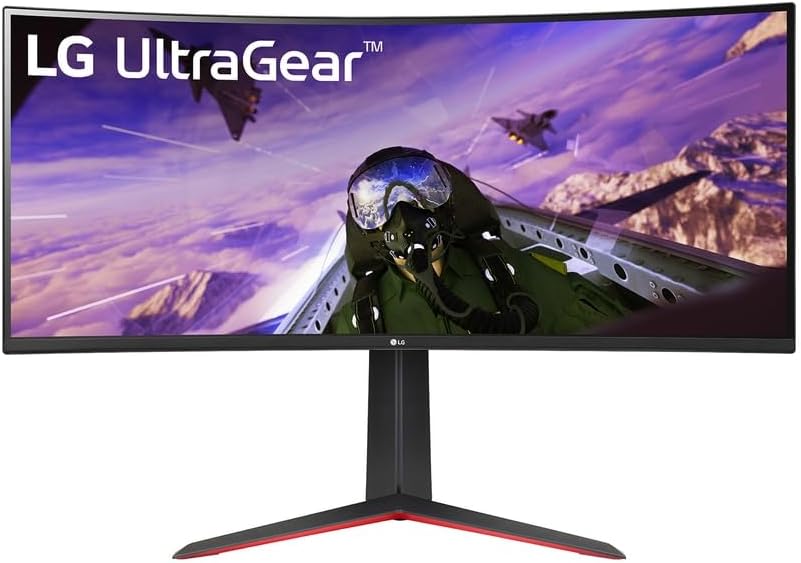 LG UltraGear 34GP63AP B Gaming Monitor - 34 Zoll UWQHD Curved mit 160 Hz - 5 ms HDR10 FreeSync Premium - HDMI DisplayPort Motion Blur Reduction-Nestmyio