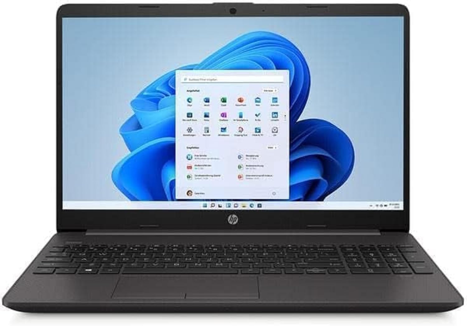 HP 15,6 Zoll Laptop mit Full HD Display - Intel Celeron N4500 und Intel UHD Grafik - 16 GB RAM und 512 GB SSD - Windows 11 Schwarz-Nestmyio