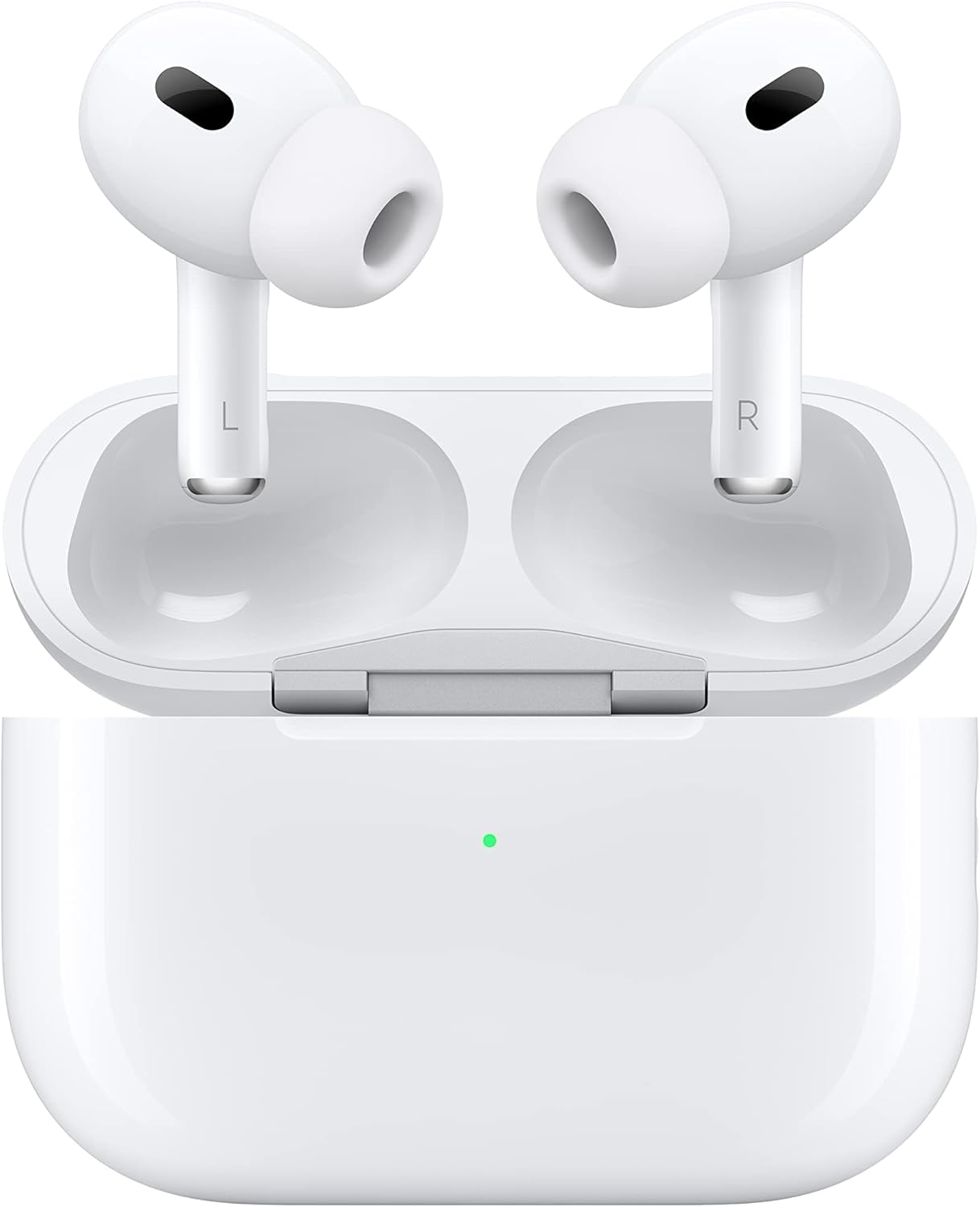 Apple AirPods Pro 2 generalüberholt - Kabellose In Ear Kopfhörer mit ANC - MagSafe Ladecase mit USB C Anschluss - Weiß mit Bluetooth und NFC-Nestmyio