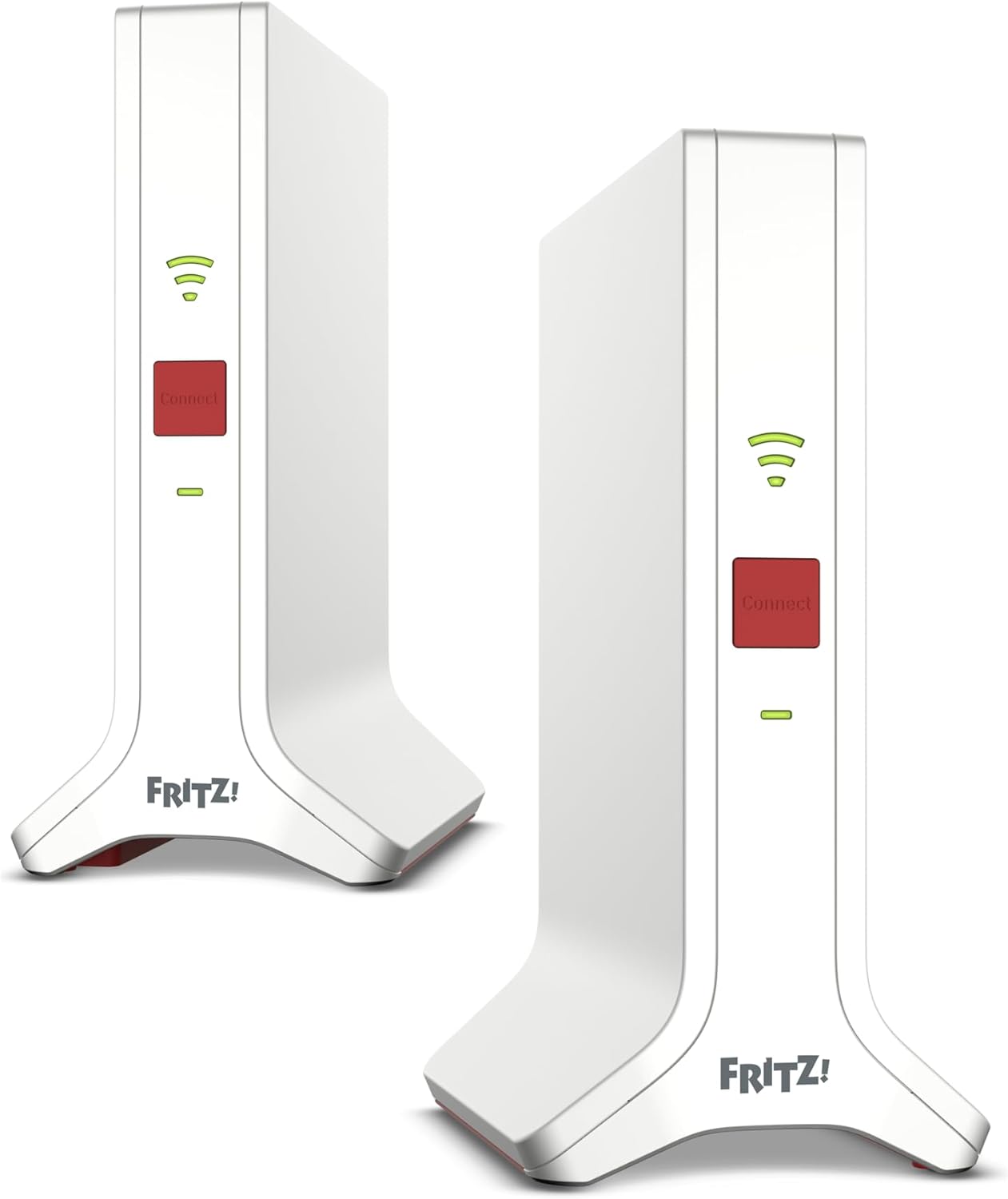 FRITZ Mesh Set 4200 International - Zwei FRITZ Repeater 3000 AX mit Tri Band Wi Fi 6 - Bis 4200 Mbit pro Sekunde für 3 bis 5 Räume - Mesh System mit Ethernet-Nestmyio