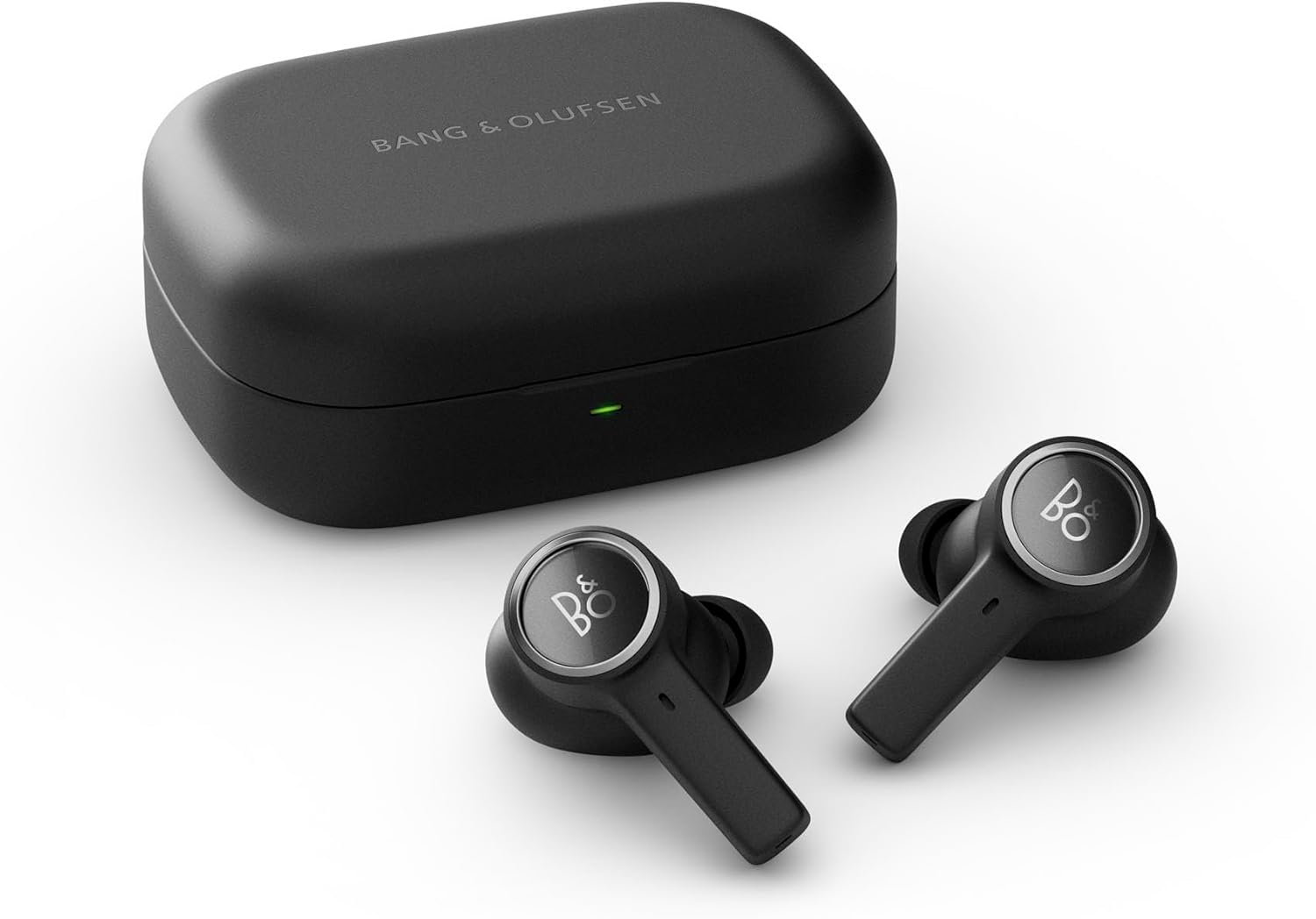 Bang und Olufsen Beoplay EX In Ear Kopfhörer - Kabellose Earbuds mit aktiver Geräuschunterdrückung - Bis zu 28 Stunden Akkulaufzeit - Schwarz mit Ladebox für Sport und Alltag-Nestmyio