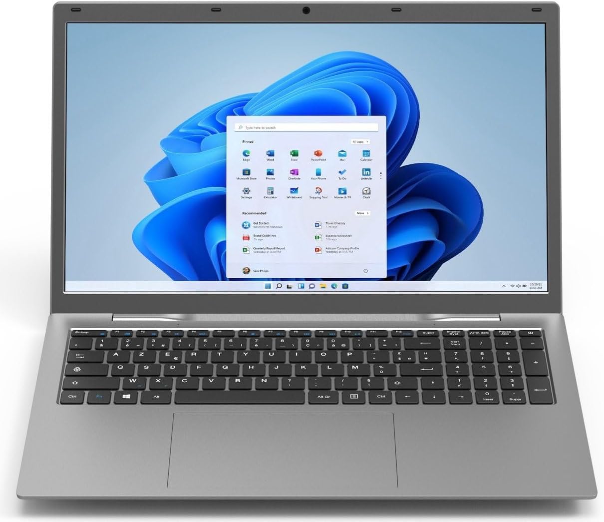 17,3 Zoll HD Allround Notebook 7565 - AMD Ryzen 3 3250U bis 3,5 GHz - 16 GB DDR4 RAM und 512 GB SSD - Windows 11 Pro MS Office-Nestmyio