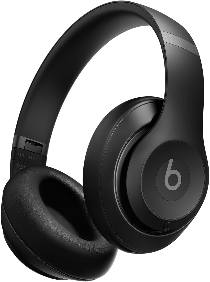 Beats Studio Pro Over Ear Kopfhörer - Aktive Geräuschunterdrückung und Bluetooth - Personalisiertes 3D Audio mit USB C - Schwarz für Apple und Android-Nestmyio