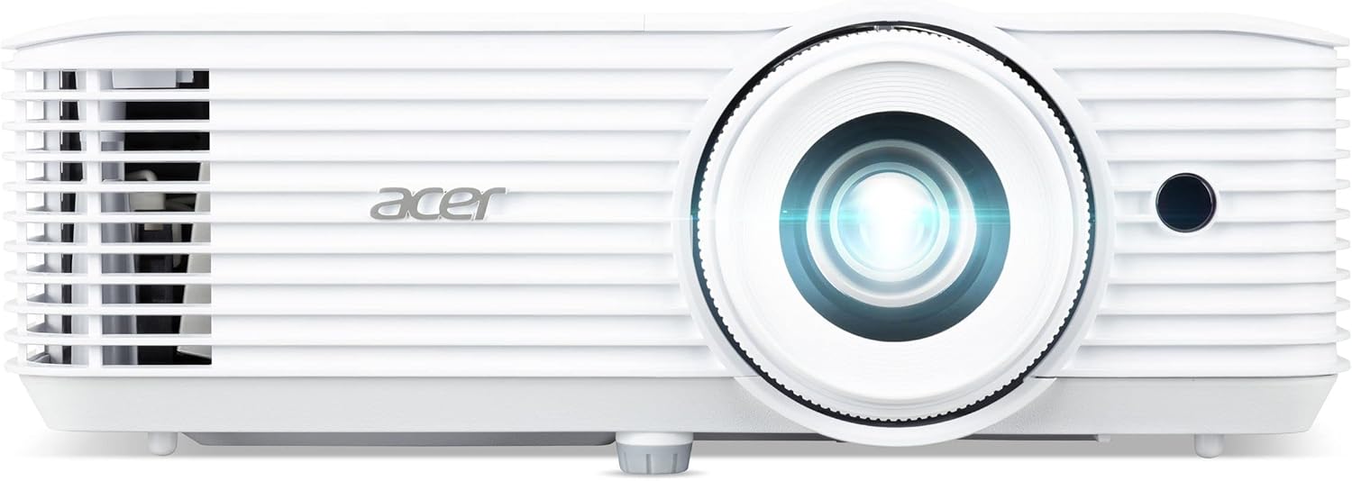 Acer H6546Ki DLP Beamer - Full HD Projektor mit 5200 ANSI Lumen - 3D Keystone und Kontrast 10000 zu 1 - Weiß mit zwei HDMI Anschlüssen und 3 Watt Lautsprecher-Nestmyio