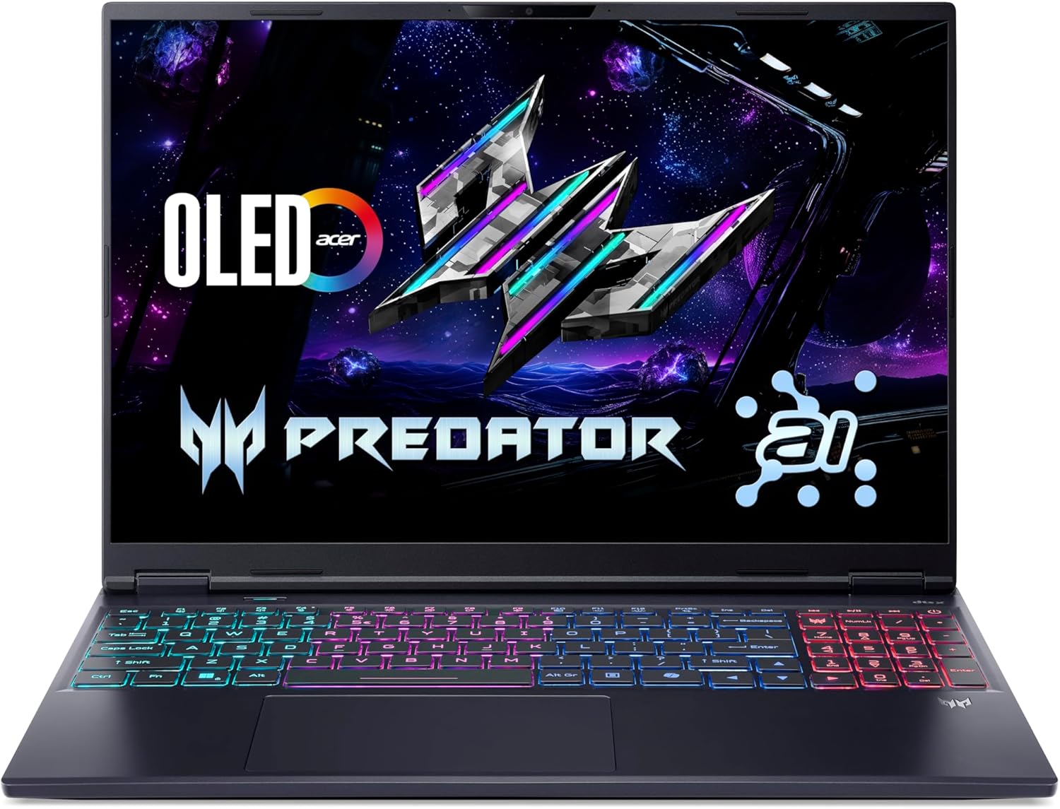 Acer Predator Helios Neo 16S AI Gaming Laptop - 16 Zoll WQXGA OLED Display mit 240 Hz - Intel Core Ultra 9 275HX 32 GB RAM - 1 TB SSD RTX 5070 Ti Windows 11-Nestmyio