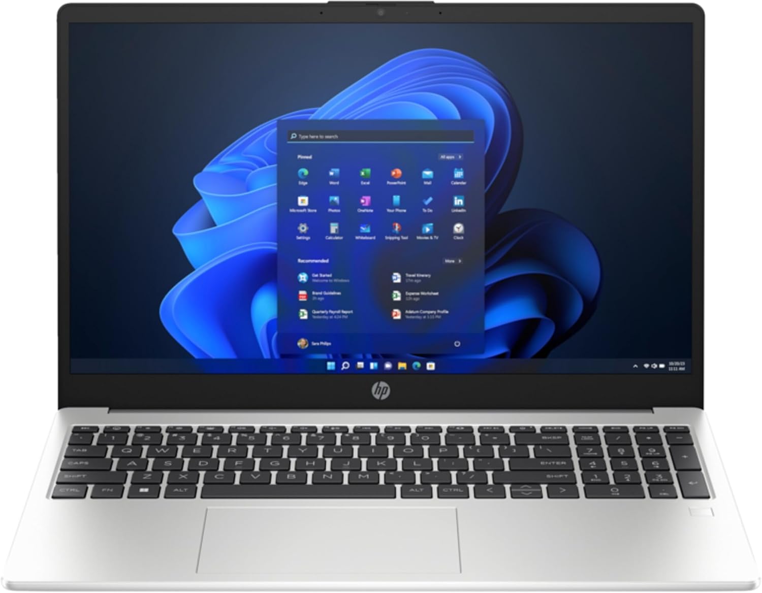 HP 15,6 Zoll Laptop mit Full HD Display - AMD Ryzen 5 7530U und 16 GB RAM - 1 TB SSD mit Radeon Grafik - Windows 11 Norton 360 Silber-Nestmyio