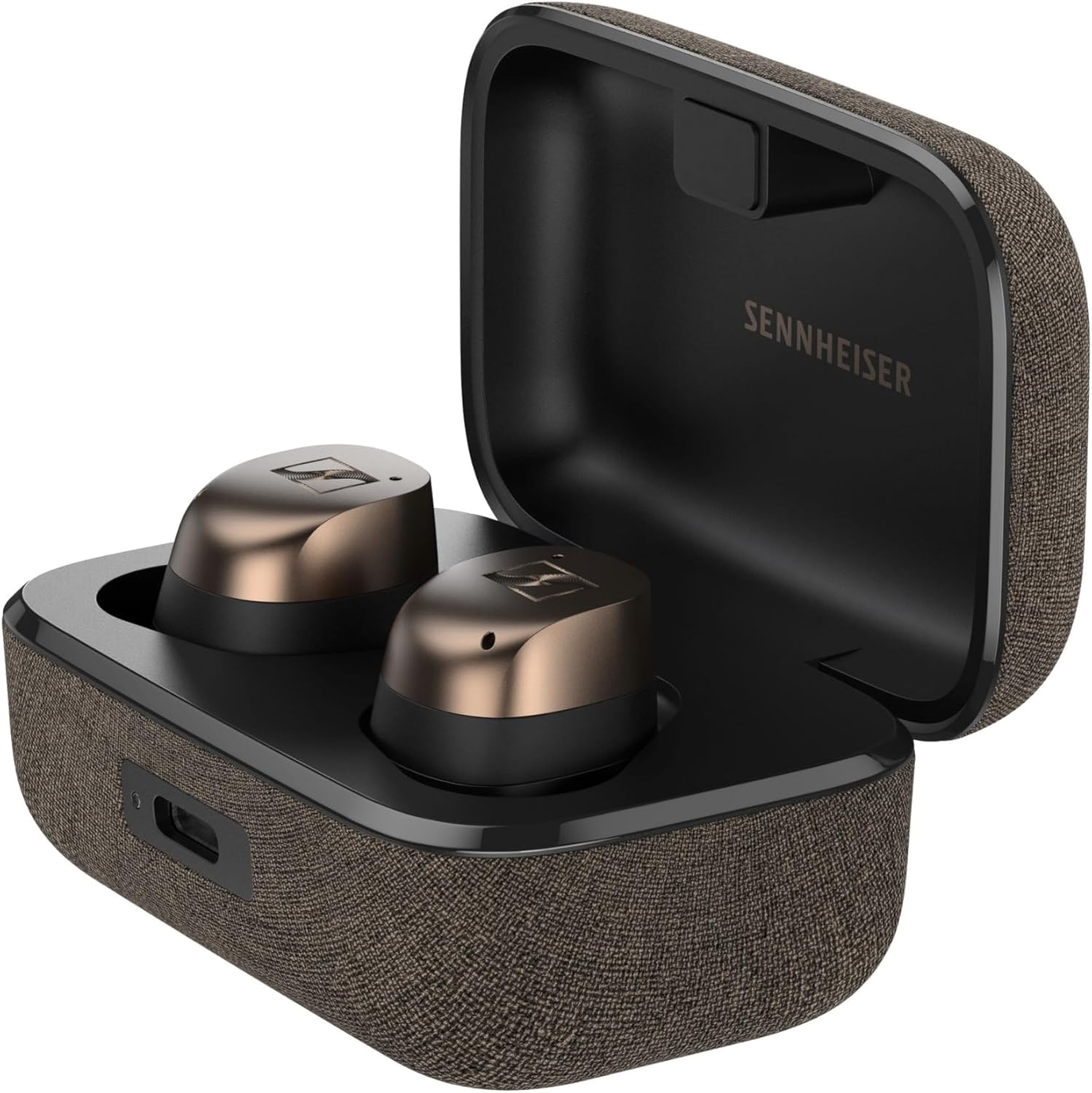 Sennheiser MOMENTUM True Wireless 4 In Ear Kopfhörer - Adaptives ANC Bluetooth 5.4 LE Audio Auracast - Bis zu 30 Stunden Akku - Schwarz Kupfer-Nestmyio