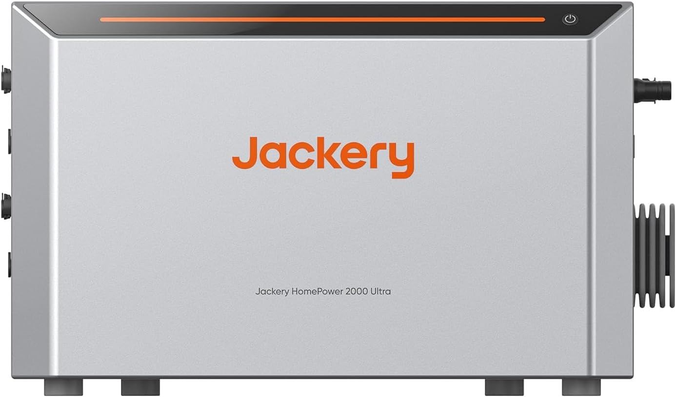 Jackery HomePower 2000 Ultra - Balkonkraftwerk Speicher mit 2 kWh Kapazität - Dual MPPT und 2800 W Solareingang - All in One System erweiterbar bis 8 kWh IP65-Nestmyio