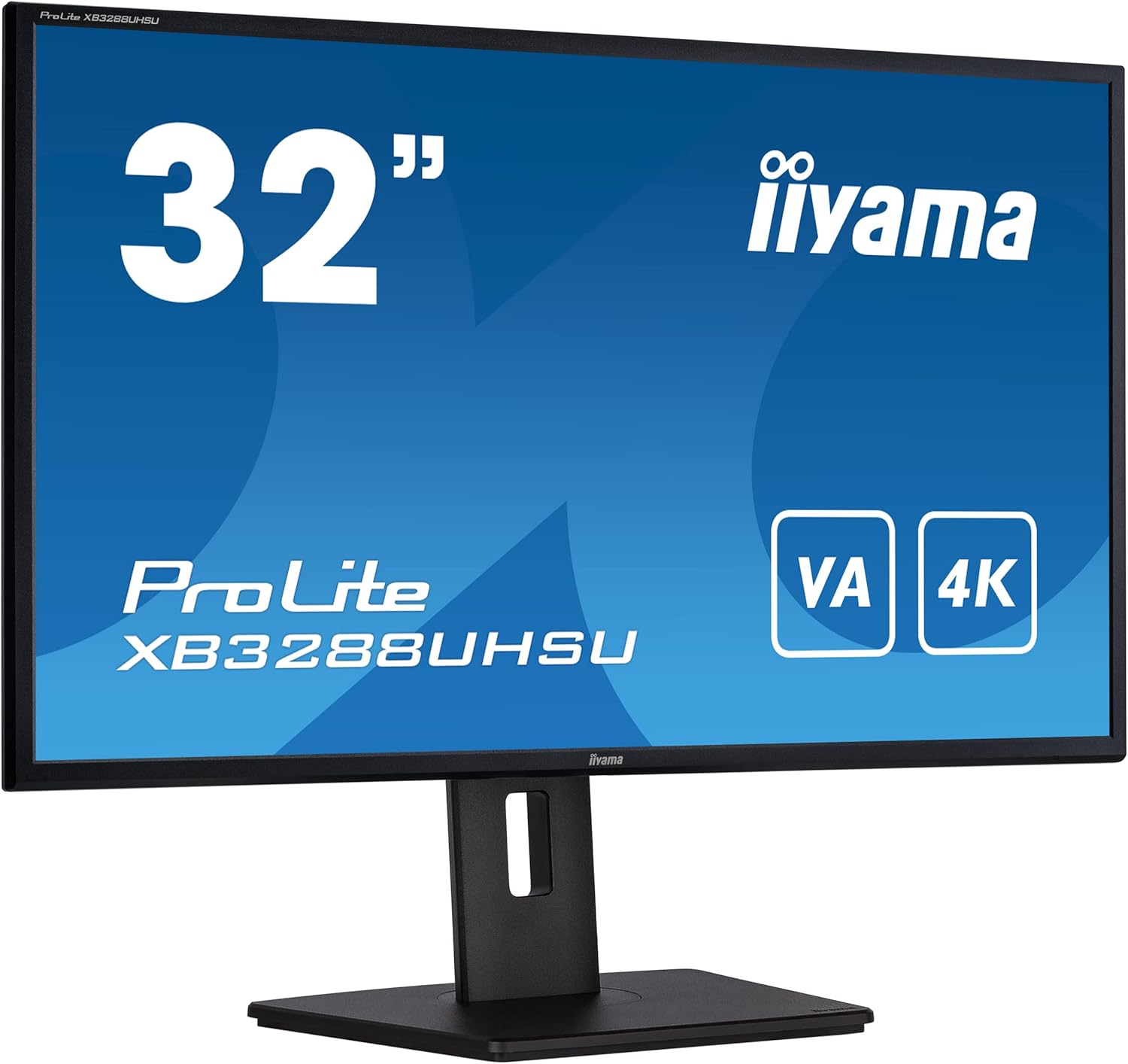 iiyama ProLite XB3288UHSU B5 Monitor - 31,5 Zoll 4K UHD VA Display mit 60 Hz - HDR FreeSync PIP und Höhenverstellung - Schwarz mit HDMI DisplayPort USB 3.0-Nestmyio