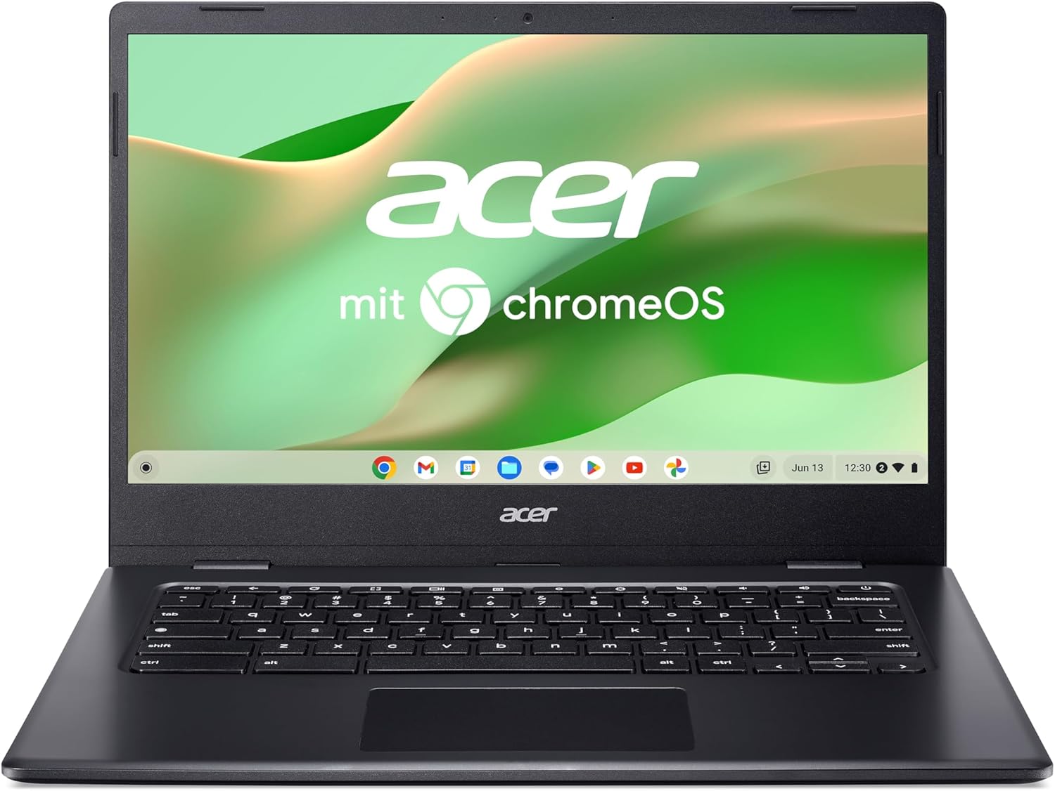 Acer Chromebook 314 14 Zoll Laptop mit Full HD Display - Intel Celeron N4500 und Intel UHD Grafik - 4 GB RAM und 128 GB SSD - Chrome OS QWERTZ Schwarz-Nestmyio