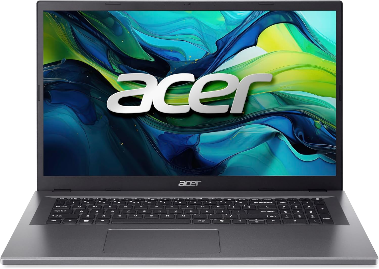 Acer Aspire Go 17 AG17 31P 3285 Laptop - 17 Zoll Full HD IPS Display - Intel Core 3 N355 mit 8 GB RAM und 512 GB SSD - Windows 11 Home QWERTZ Grau-Nestmyio