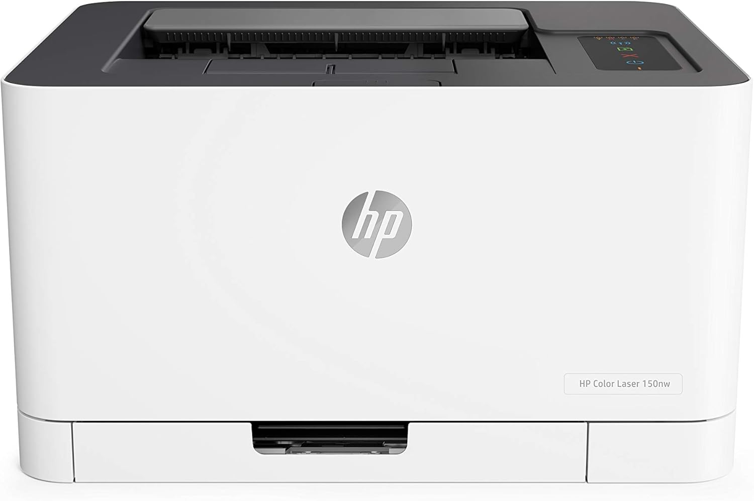 HP Color Laser 150nw Farblaserdrucker - Farbdruck mit bis zu 4 Seiten je Minute - Schwarzweißdruck bis 18 Seiten je Minute - Weiß Grau mit USB LAN WLAN und 10 kg Gewicht-Nestmyio