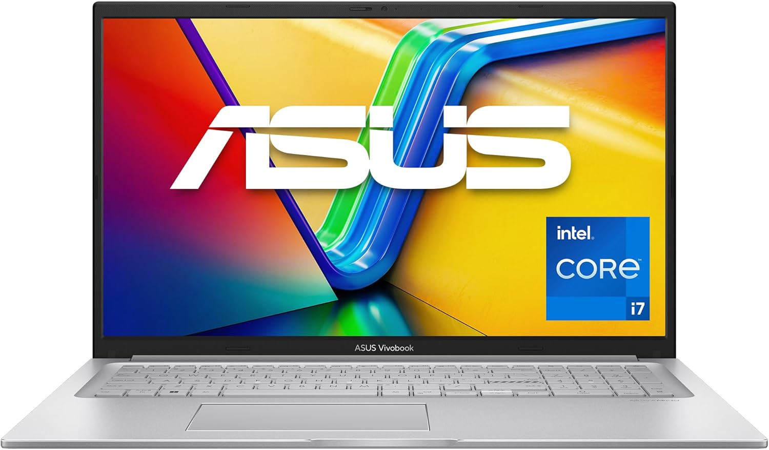ASUS Vivobook 17 X1704VA 17,3 Zoll Laptop - Full HD IPS Display im Format 16 zu 9 - Intel Core i7 1355U mit 16 GB RAM und 512 GB SSD - Windows 11 Home QWERTZ Silber-Nestmyio