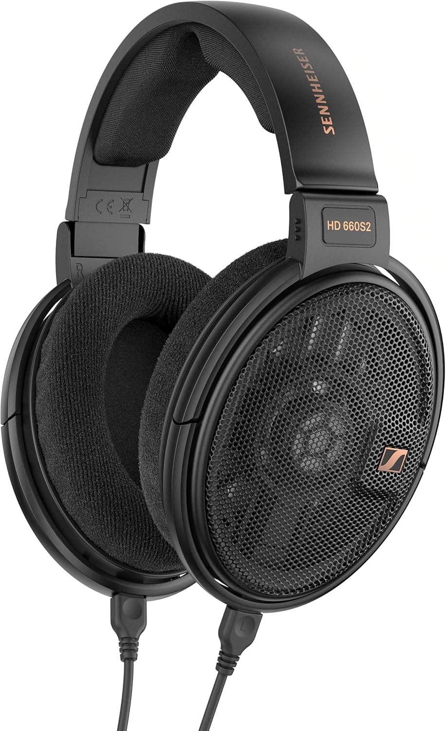 Sennheiser HD 660S2 Audiophiler Kopfhörer - Offene Over Ear Bauform mit Tiefbasserweiterung - 300 Ohm und 6,35 mm Kabelanschluss - Schwarz für Musik PC Gaming-Nestmyio