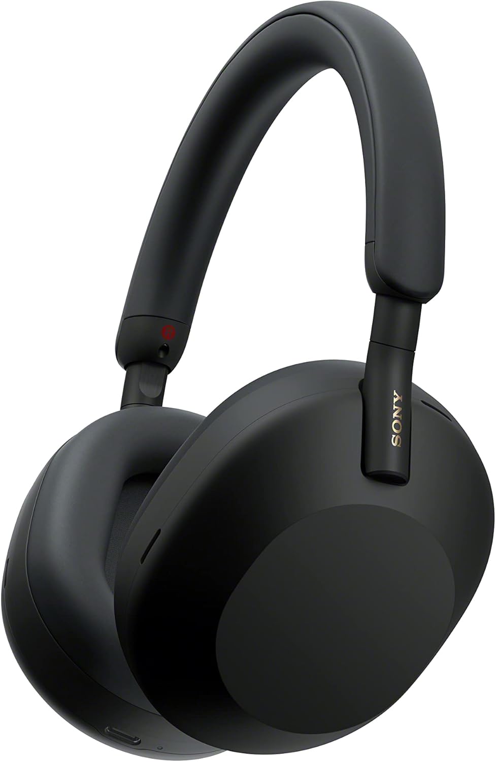 Sony WH 1000XM5 Bluetooth Kopfhörer - Over Ear Modell mit aktiver Geräuschunterdrückung - Hi Res Audio und klare Anrufqualität mit 30 Stunden Akku - Schwarz mit Hardcase-Nestmyio