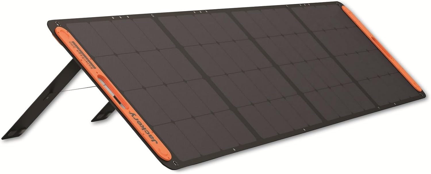 Jackery SolarSaga 200 Solarpanel - Monokristallines Solarmodul - Maximal 23,2 Volt und 11,76 Ampere - Mit Bedienungsanleitung für kompatible Energiesysteme-Nestmyio