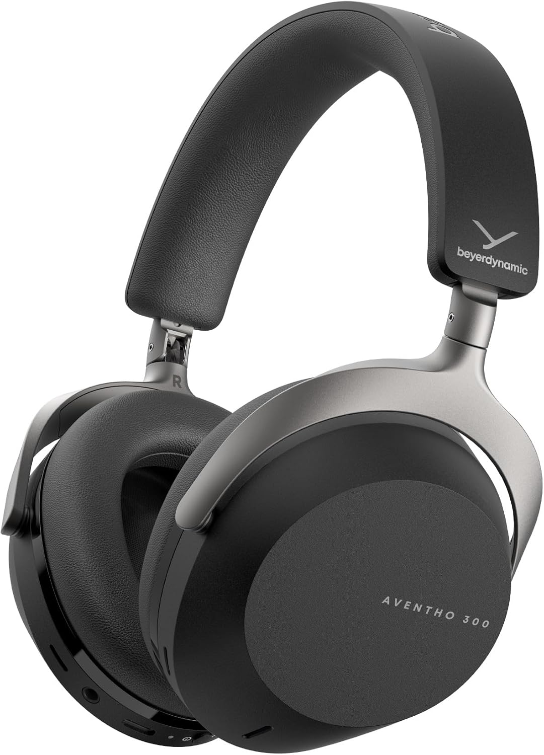 beyerdynamic AVENTHO 300 Kopfhörer - Kabelloses Over Ear Modell mit aktivem Noise Cancelling - App Update und 3,5 mm Anschluss - Schwarz für Musik und Reisen-Nestmyio