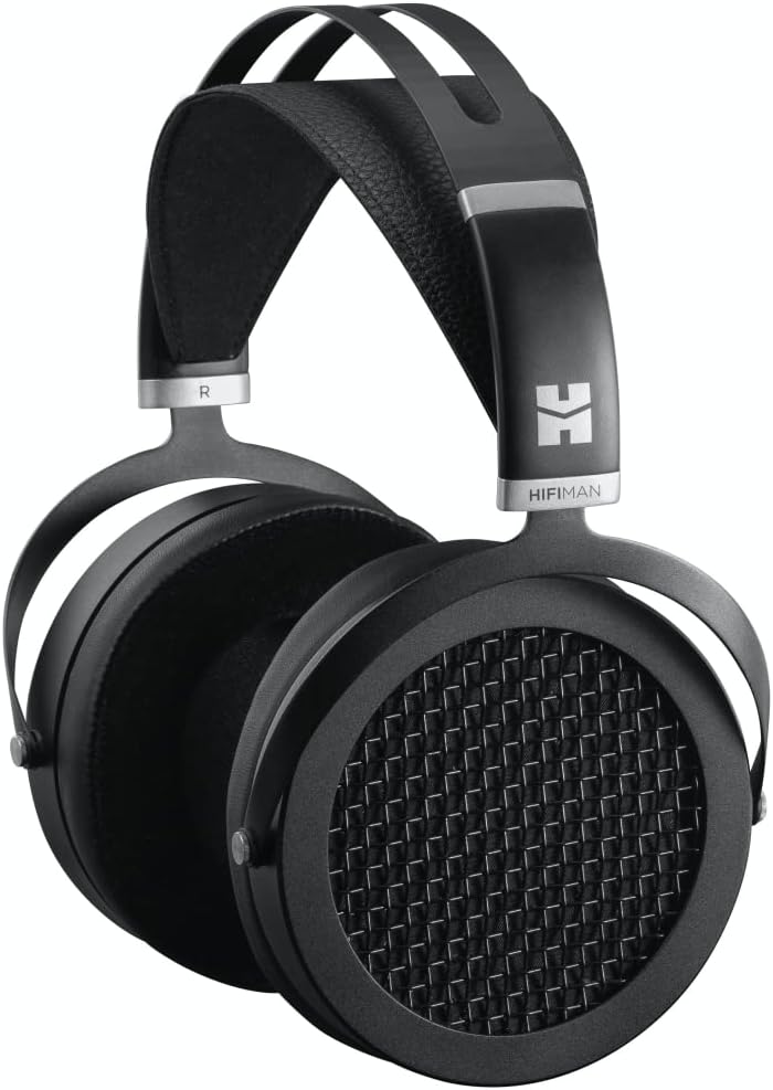 HIFIMAN SUNDARA Planar Magnetic Kopfhörer - Kabelgebundenes Over Ear HiFi Modell - 37 Ohm und Frequenzgang bis 75000 Hz - Schwarz mit 3,5 mm Klinkenanschluss-Nestmyio