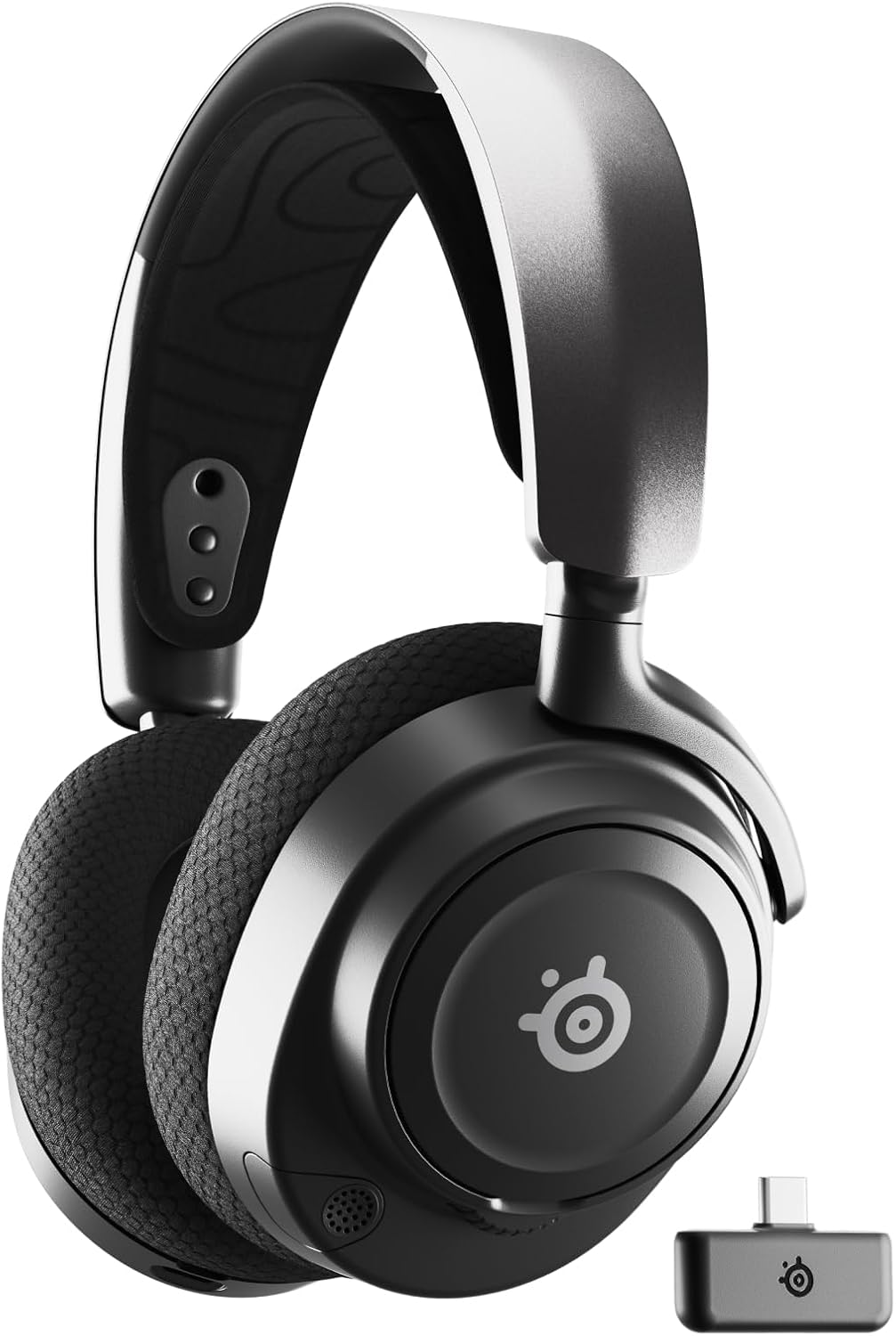 SteelSeries Arctis Nova 7 Gaming Headset - Kabellos für PC PS5 und VR - 2,4 GHz Bluetooth mit 38 Stunden Akku - Schwarzes Over Ear Headset mit ClearCast Gen 2 Mikrofon-Nestmyio