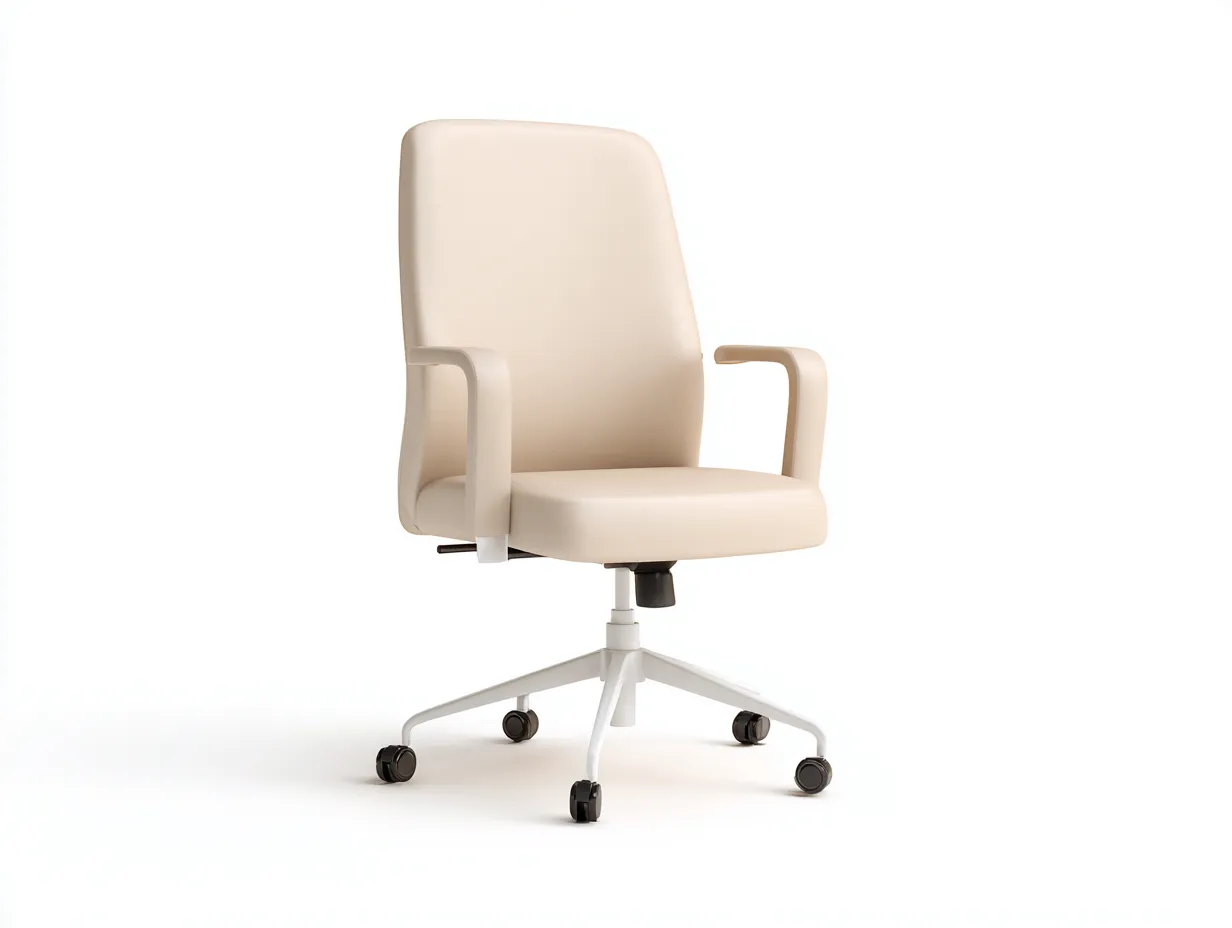 Bürostuhl 63x63x91 cm - Strukturstoff - grau - kompakter Drehstuhl mit Chromfuß und niedrigen Armlehnen-Roomgopad