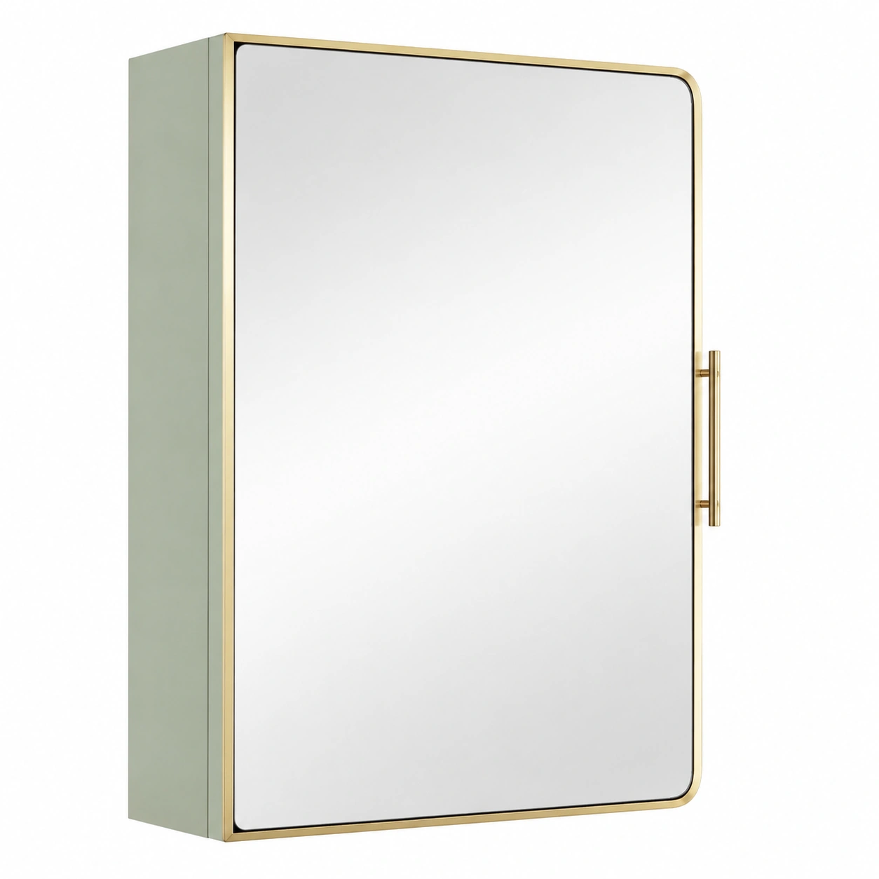 Armario Espejo Rounded Sage Gold-oaktrona
