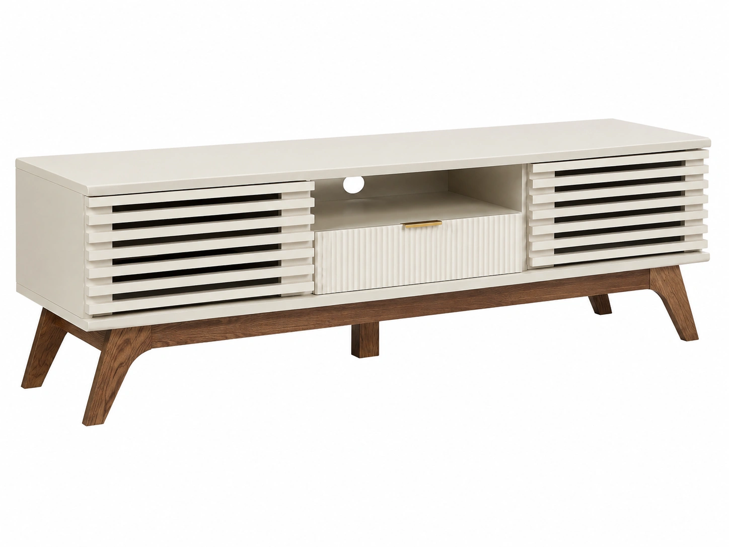 Mueble TV Modern Cream-oaktrona