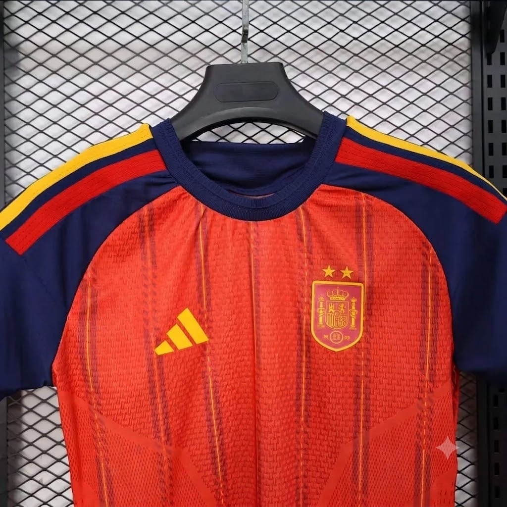 2026 Spain Home Football Shirt 1:1 Thai Quality  with 2 stars 🇪🇸⭐⭐ champions of the world
