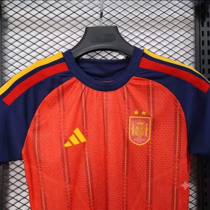 2026 Spain Home Football Shirt 1:1 Thai Quality  with 2 stars 🇪🇸⭐⭐ champions of the world