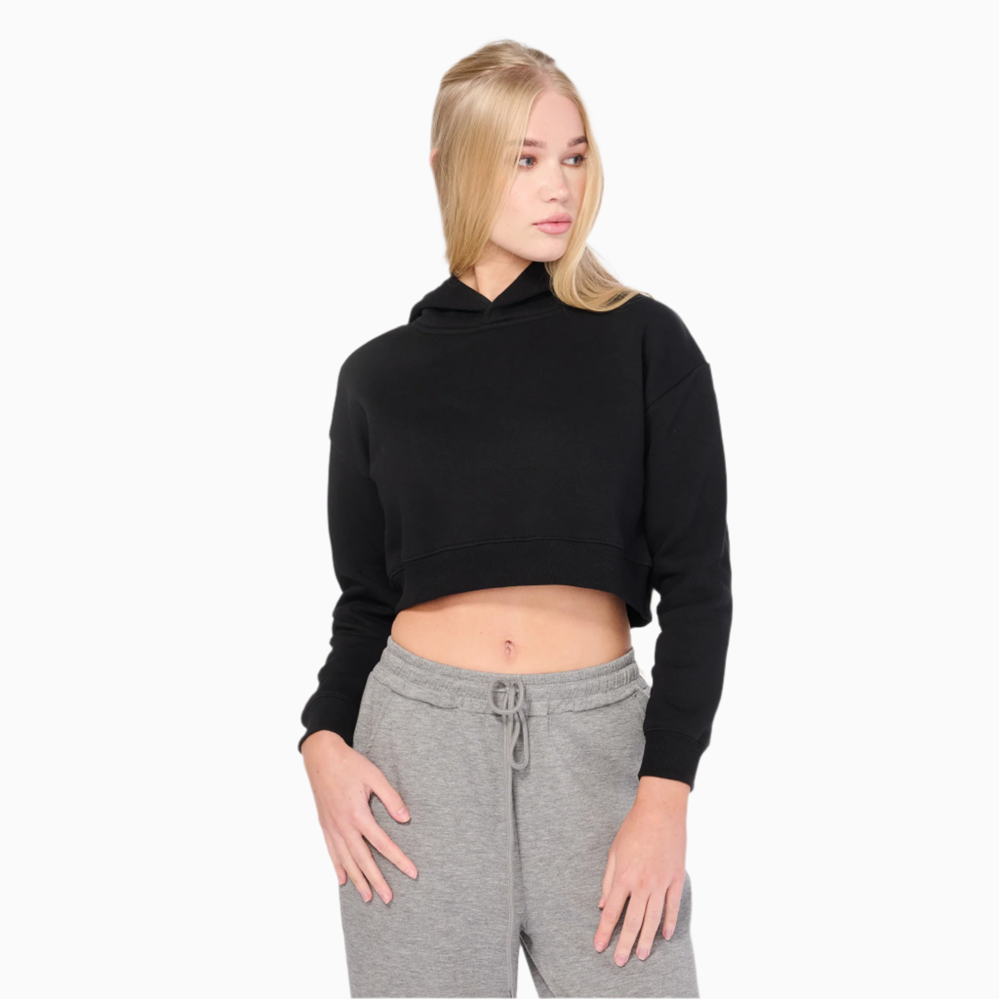 WOMENS CROP HOODIE