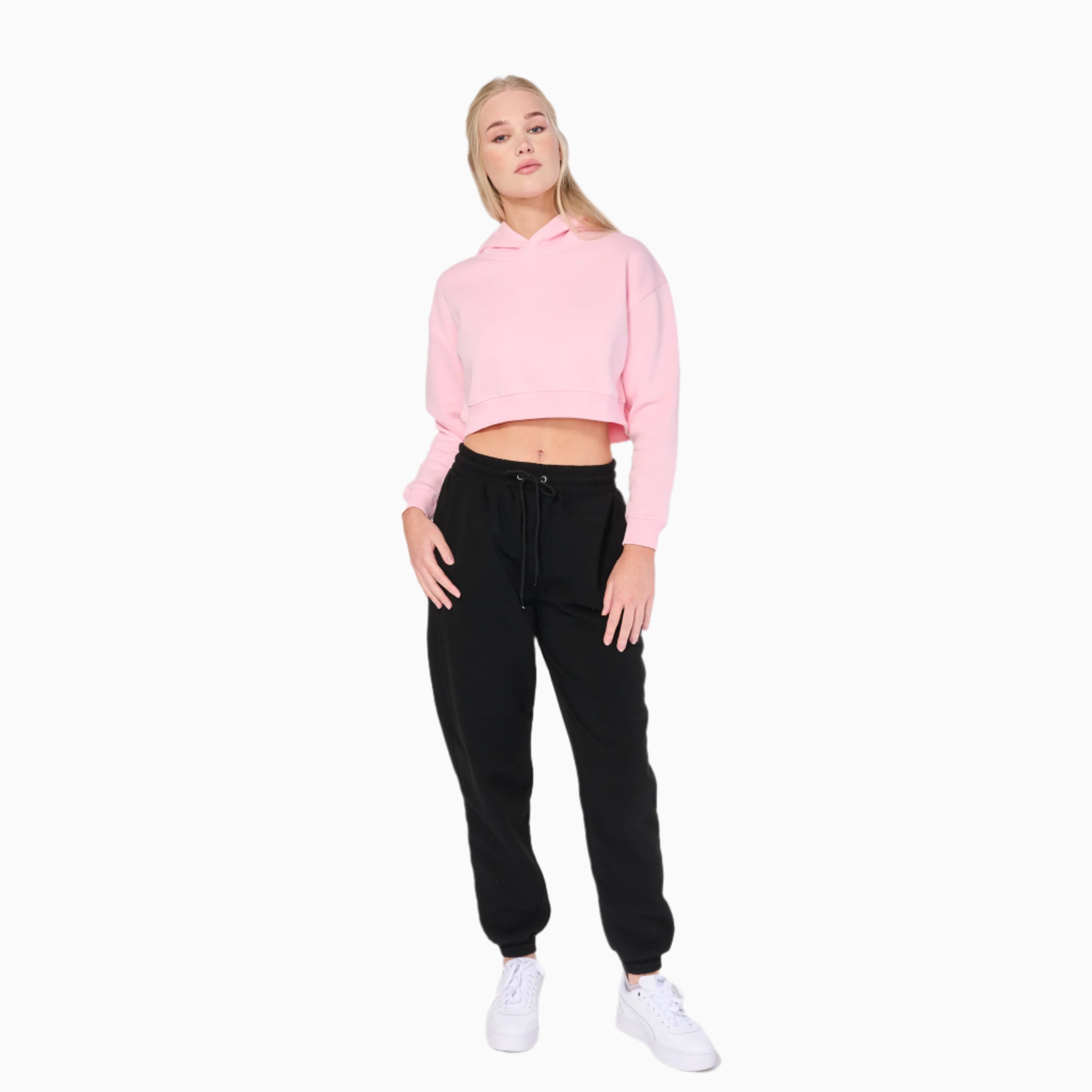 WOMENS CROP HOODIE