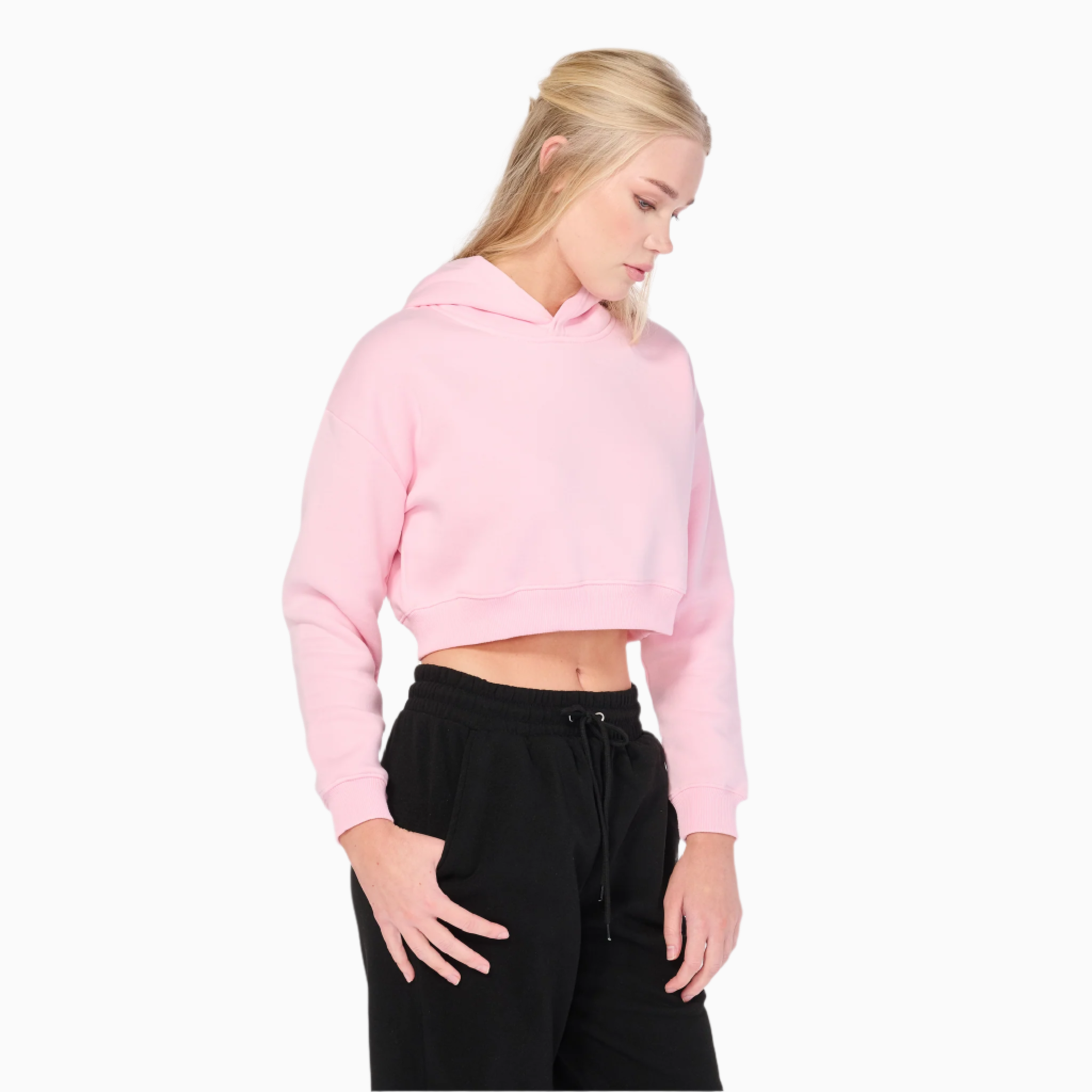 WOMENS CROP HOODIE
