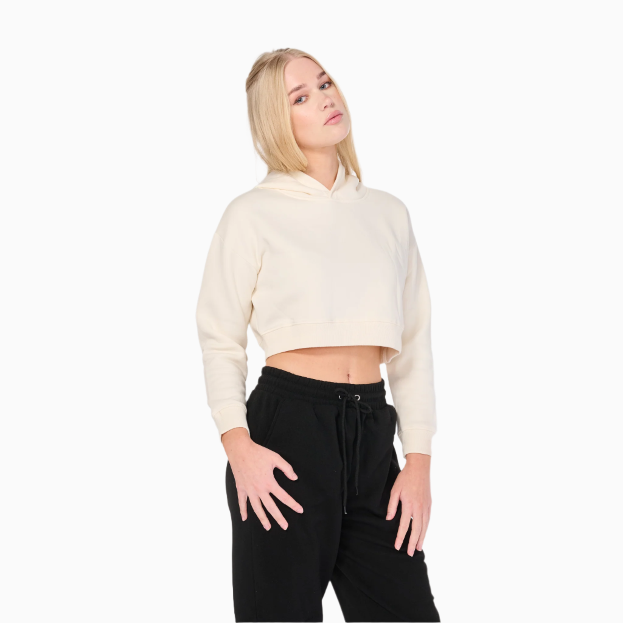 WOMENS CROP HOODIE