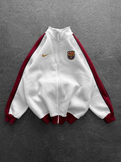 FC Barcelona Retro Zip-Up Track Jacket