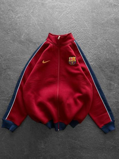 FC Barcelona Retro Zip-Up Track Jacket