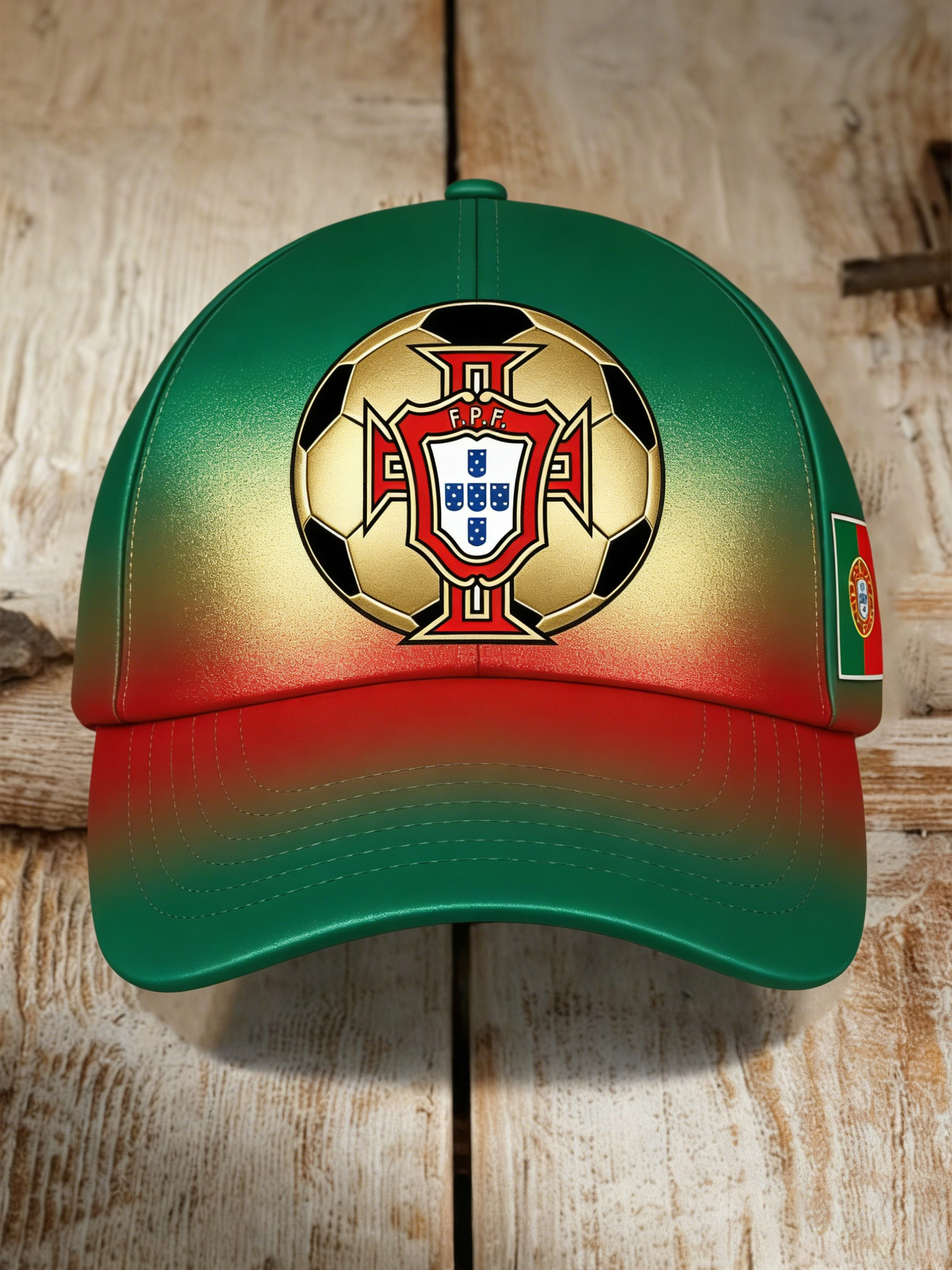 Unisex Portugal Football Match Cheering Art Print Fan Hat