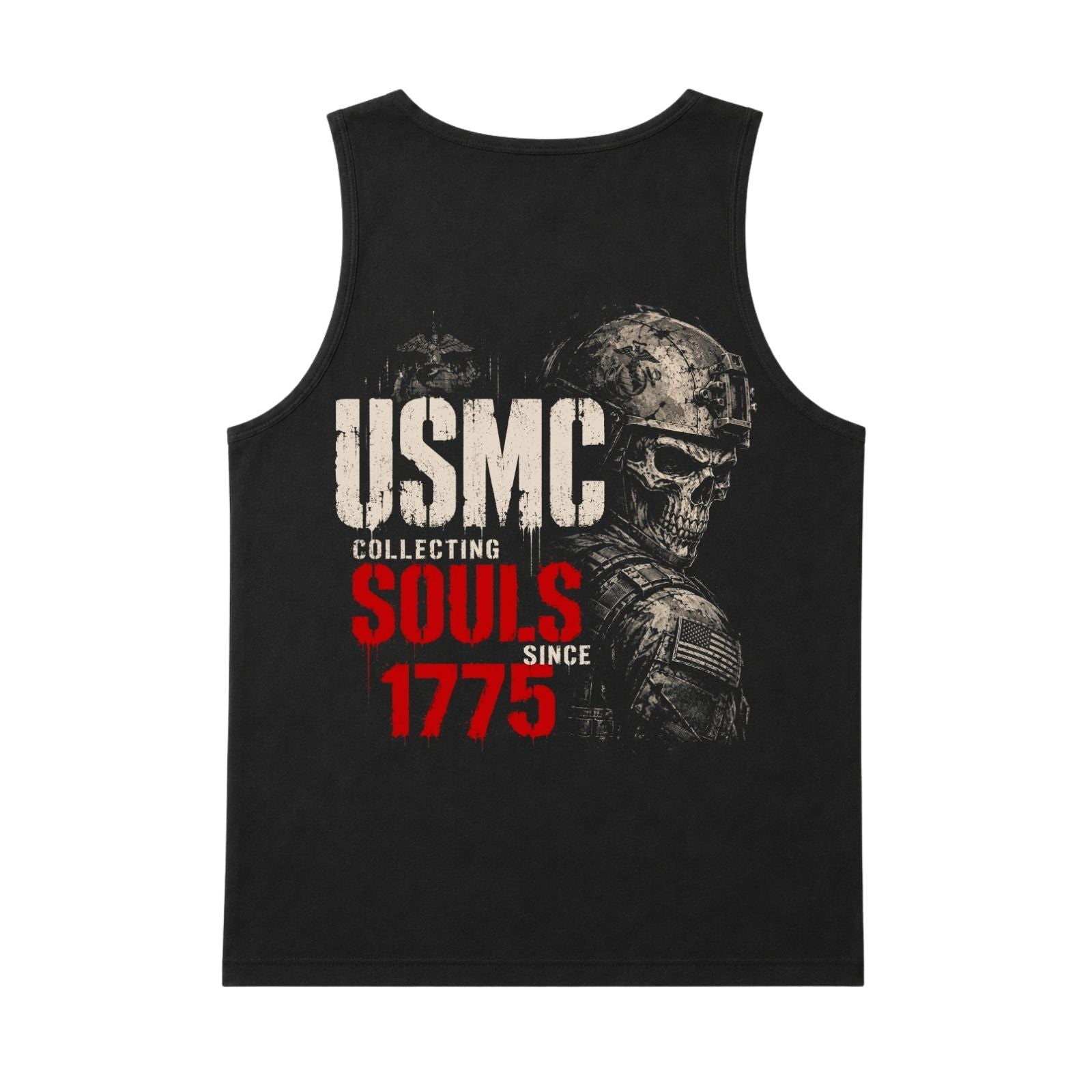 USMC Collecting Souls Since 1775 Tank Top