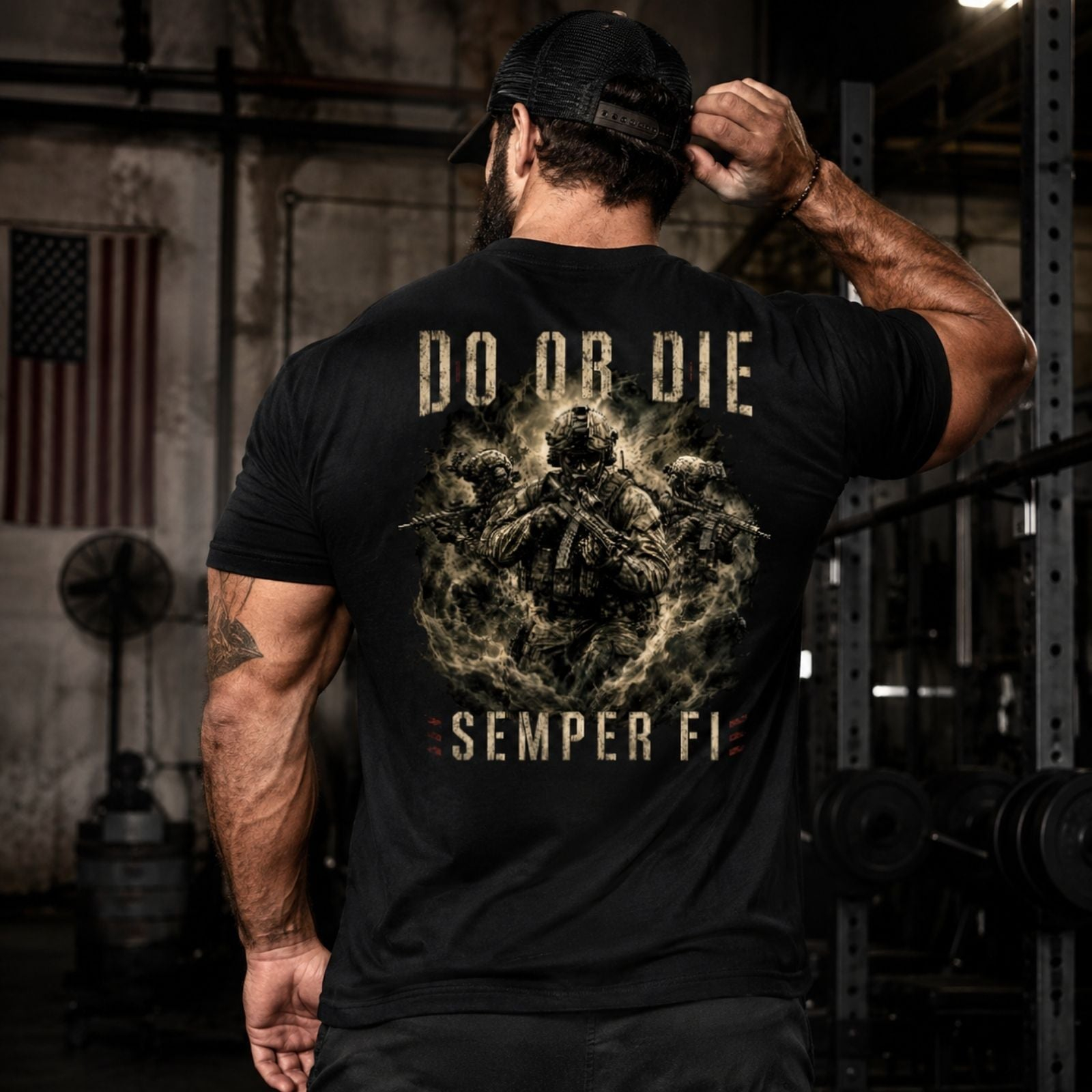 Do Or Die – Semper Fi U.S. Marine Corps Back Print T-Shirt