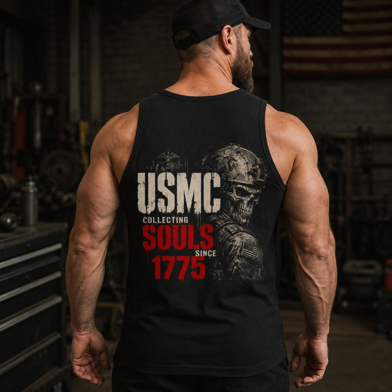 USMC Collecting Souls Since 1775 Tank Top