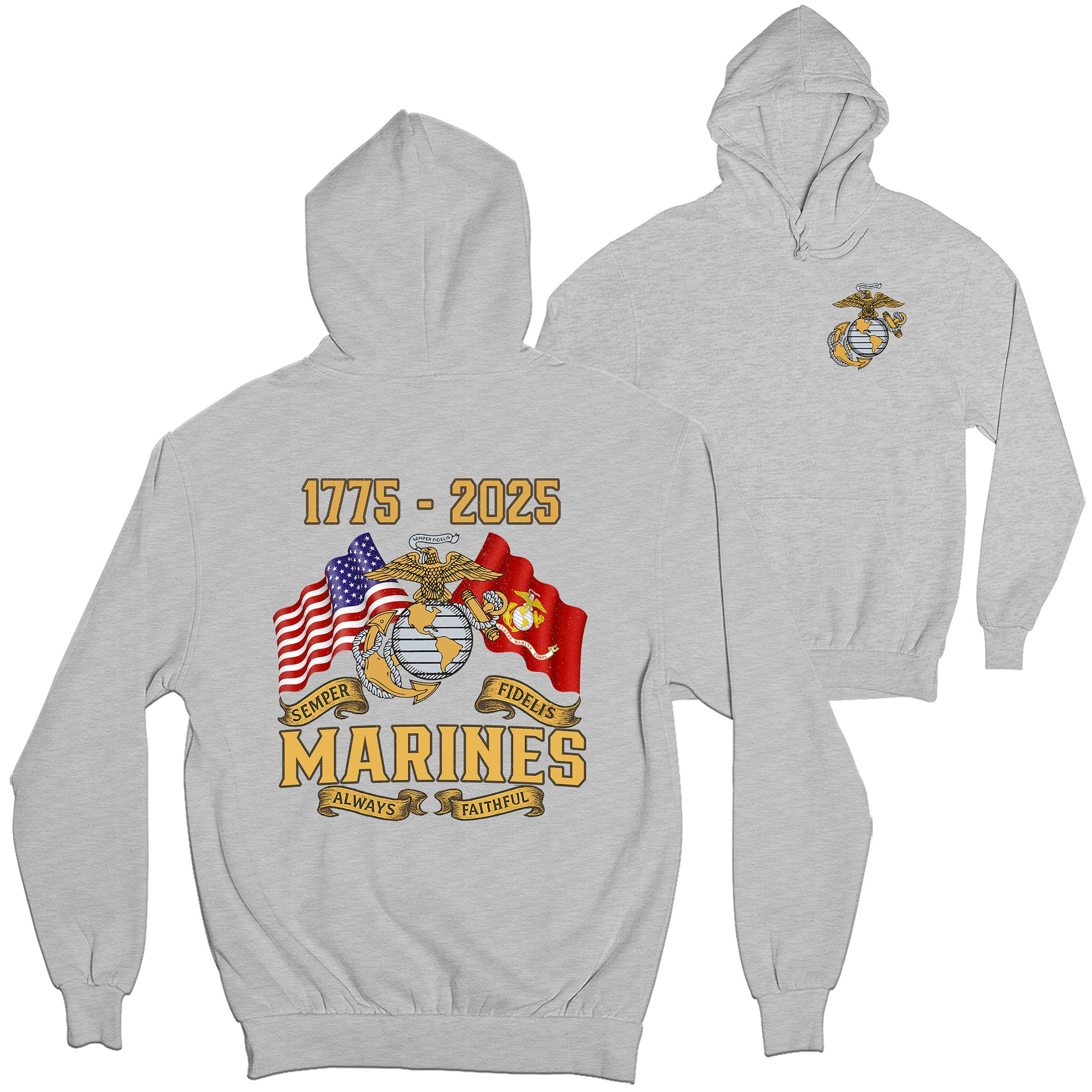 250 Years Marine Corps Hoodie