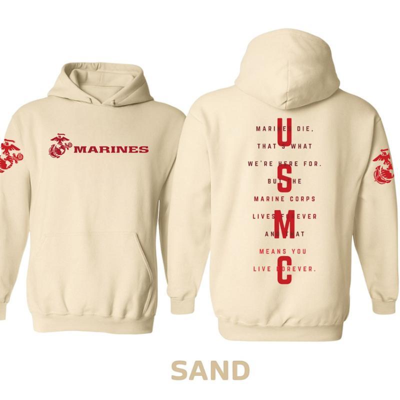 Usmc Marines Tactical Hoodie, Classic Semper Fi Marine Corps Hoodie For Veterans