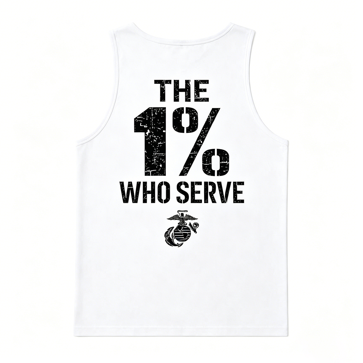 The 1% Who Serve” USMC Tank Top